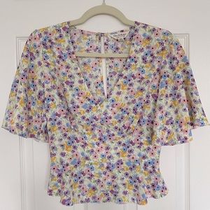 Miss Selfridge floral blouse